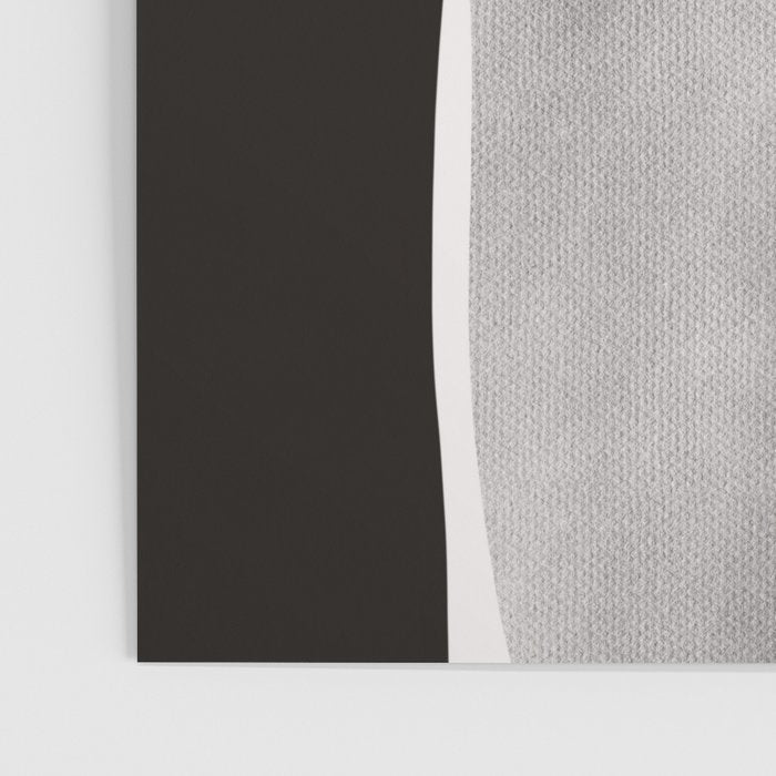 Black modern minimalist abstract 17 Poster Gallery Image 3
