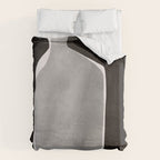 Black modern minimalist abstract 17 Duvet Cover Gallery Image 6