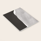 Black modern minimalist abstract 17 Notebook Gallery Image 3