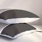 Black modern minimalist abstract 17 Pillow Sham Gallery Image 3