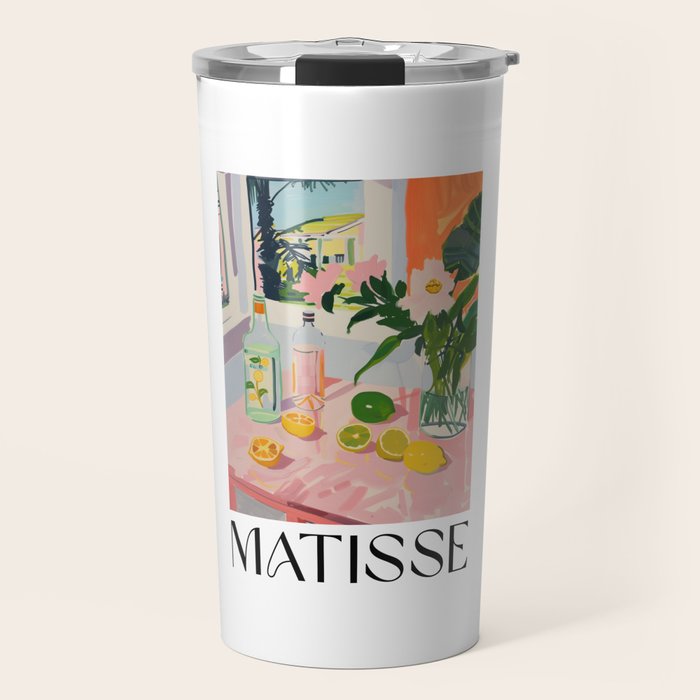 Summer Table - Matisse Inspired Travel Mug Gallery Image 1