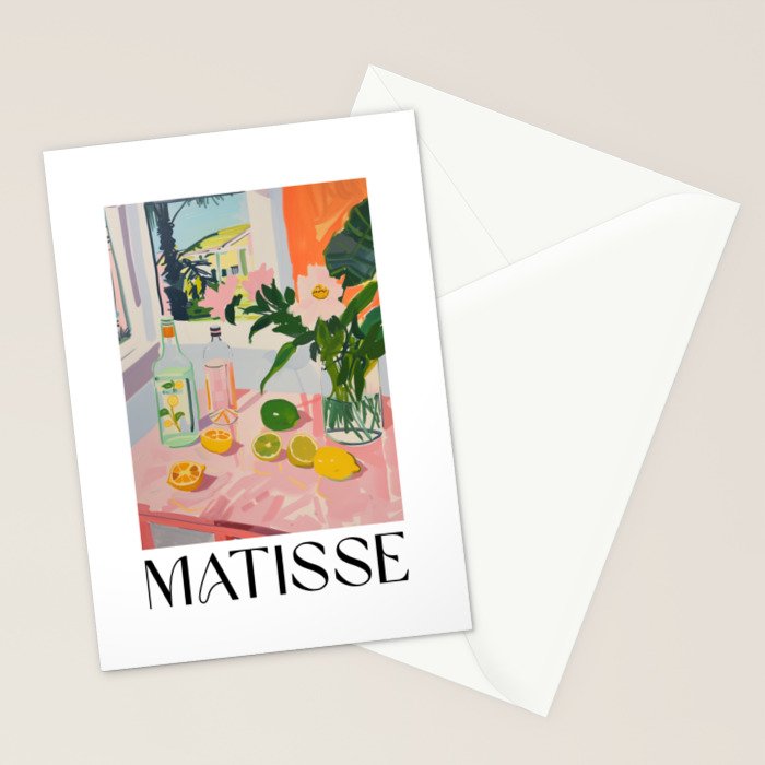 Summer Table - Matisse Inspired Stationery Card Gallery Image 2