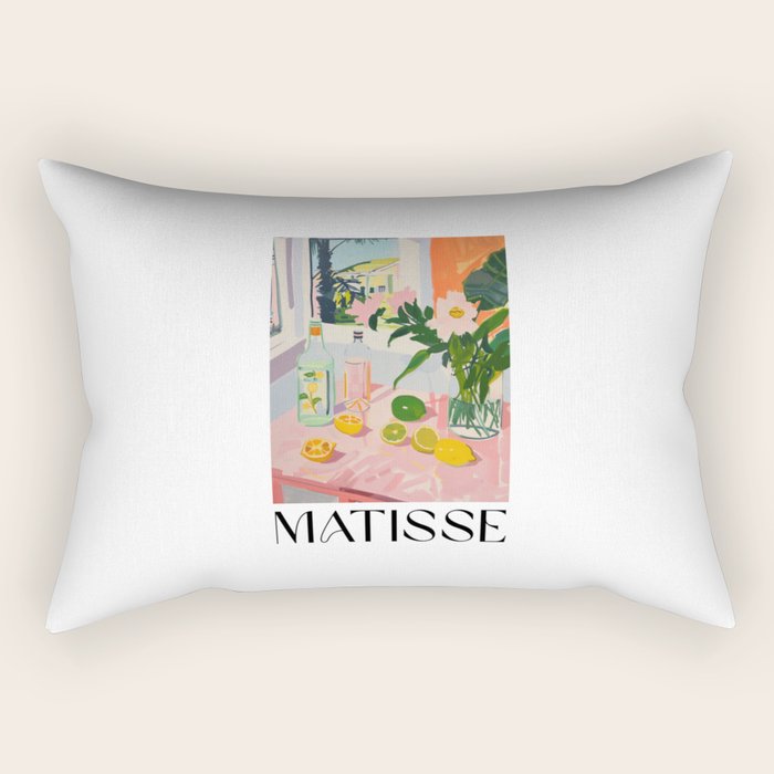 Summer Table - Matisse Inspired Rectangular Pillow Gallery Image 1