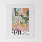 Summer Table - Matisse Inspired Throw Blanket Gallery Image 2