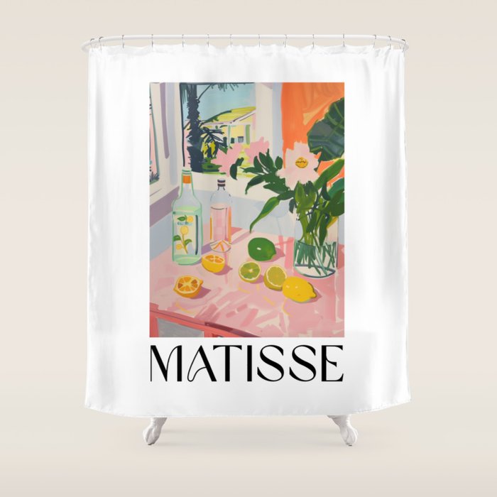 Summer Table - Matisse Inspired Shower Curtain Gallery Image 1