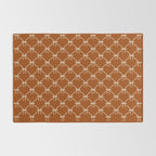 Bows & Ribbons Pattern XIV Rust Rug Gallery Image 2