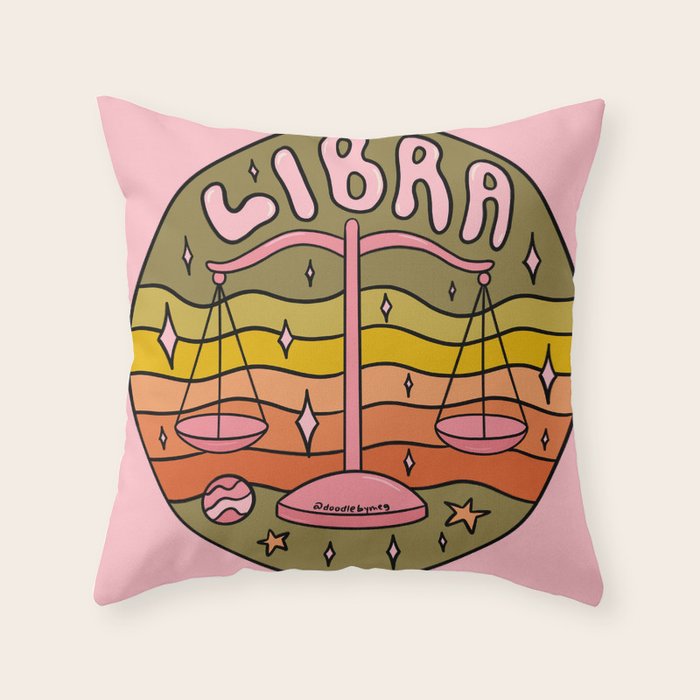 2020 Libra Throw Pillow Gallery Image 6