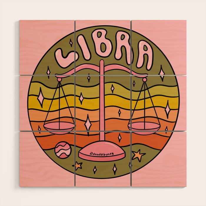 2020 Libra Wood Wall Art Gallery Image 1