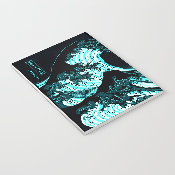 The Great Wave : Dark Teal Notebook Gallery Image 3