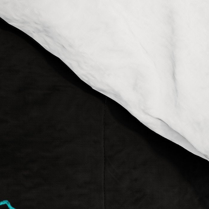 The Great Wave : Dark Teal Comforter Gallery Image 4