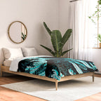 The Great Wave : Dark Teal Comforter Gallery Image 2