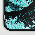 The Great Wave : Dark Teal Laptop Sleeve Gallery Image 3