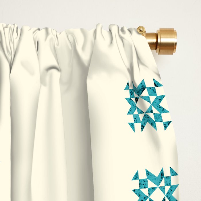 geometry navajo pattern no3 Window Curtain Gallery Image 2