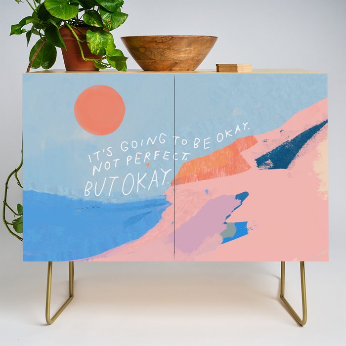 It's Going To Be Okay Credenza Gallery Image 1