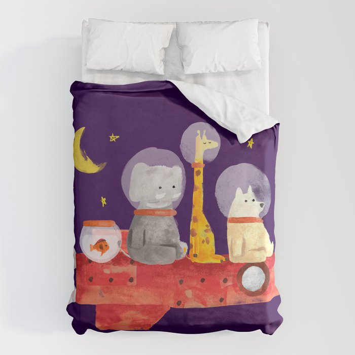Let's All Go To Mars Duvet Cover Gallery Image 1