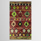 Moroccan Sunset Bohemian Geometric Pattern Tablecloth Gallery Image 2