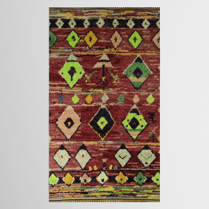 Moroccan Sunset Bohemian Geometric Pattern Tablecloth Gallery Image 2