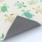 Gilded Jade & Mint Turtles Rug Gallery Image 4