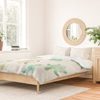 Gilded Jade & Mint Turtles Duvet Cover Gallery Image 2