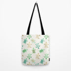 Gilded Jade & Mint Turtles Tote Bag Gallery Image 2