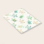 Gilded Jade & Mint Turtles Notebook Gallery Image 3