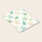 Gilded Jade & Mint Turtles Notebook Gallery Image 2