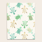 Gilded Jade & Mint Turtles Notebook Gallery Image 4