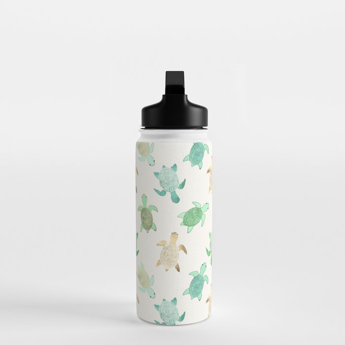 Gilded Jade & Mint Turtles Water Bottle Gallery Image 3