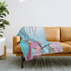Vintage Las Vegas Starburst Sign Throw Blanket Gallery Image 1