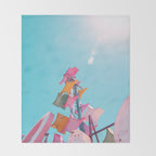 Vintage Las Vegas Starburst Sign Throw Blanket Gallery Image 2