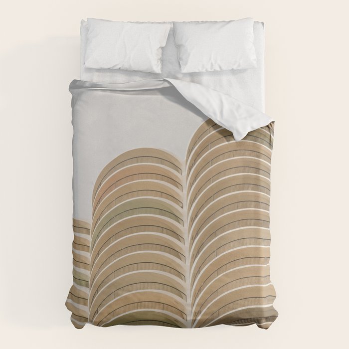 Marina Towers Beige Duvet Cover Gallery Image 6