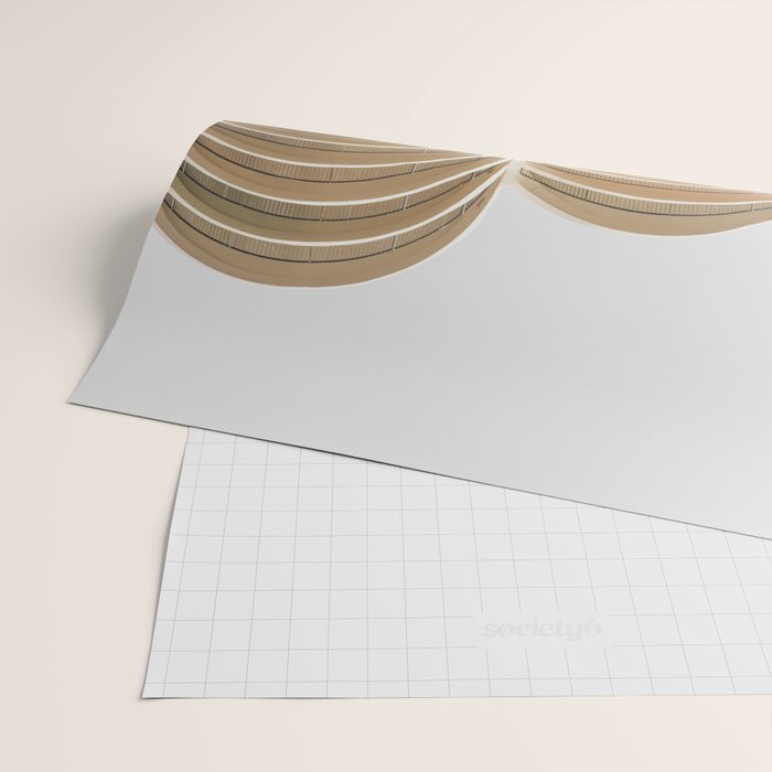 Marina Towers Beige Wrapping Paper Gallery Image 2
