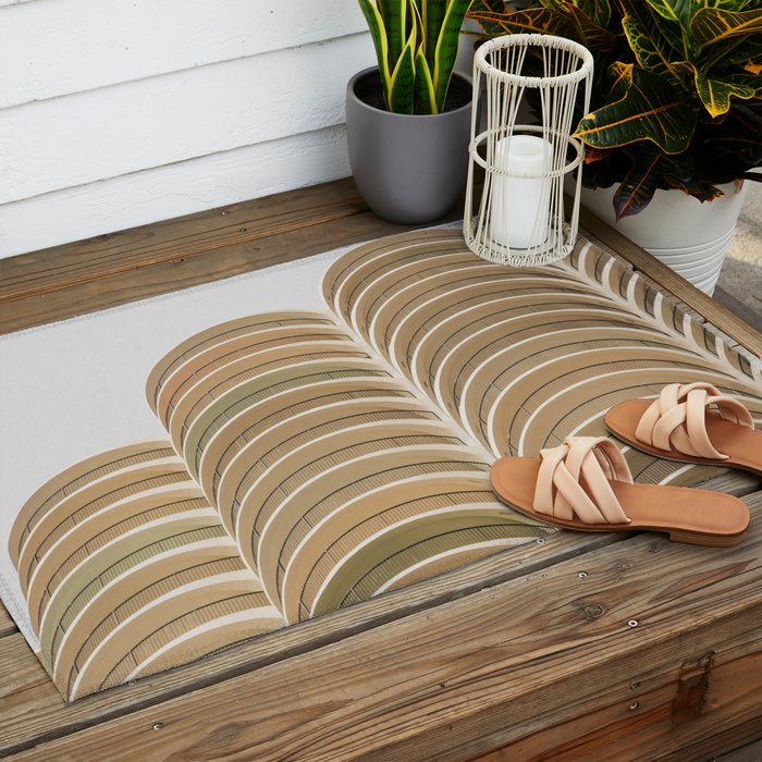 Marina Towers Beige Outdoor Rug Gallery Image 2
