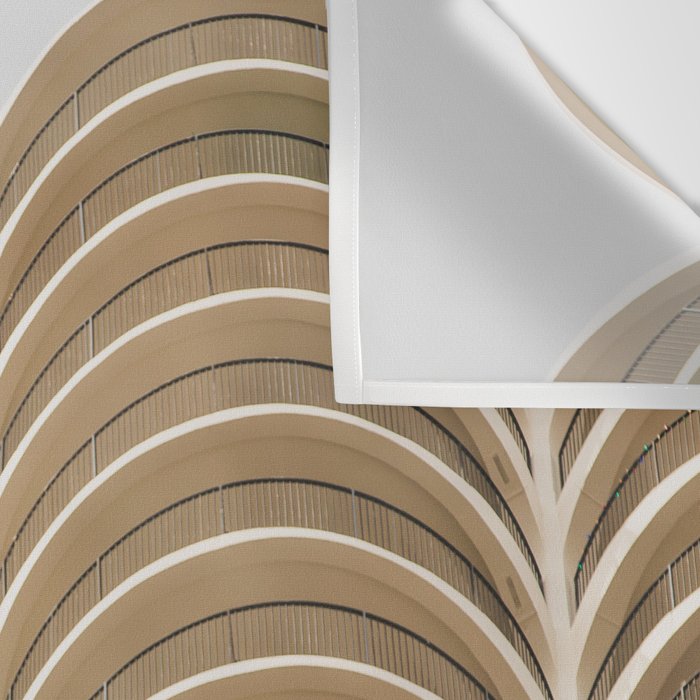 Marina Towers Beige Wall Tapestry Gallery Image 3