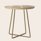 Marina Towers Beige Side Table Gallery Image 1