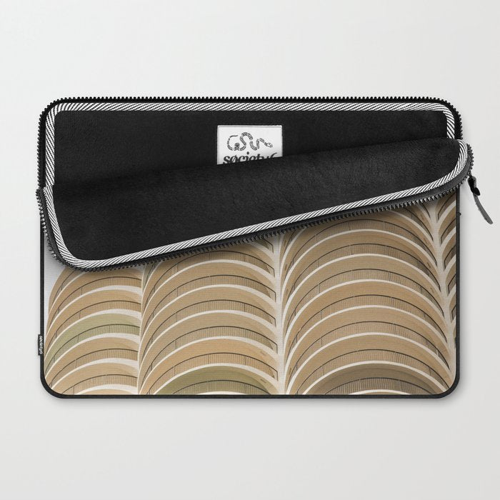 Marina Towers Beige Laptop Sleeve Gallery Image 2