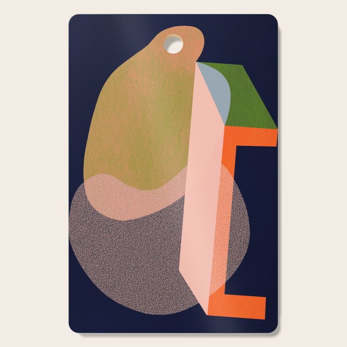 Colorful Abstract shapes -02 Cutting Board Gallery Image 1
