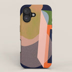 Colorful Abstract shapes -02 iPhone Case Gallery Image 1