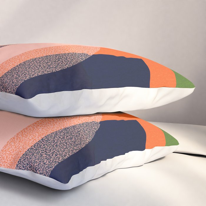 Colorful Abstract shapes -02 Pillow Sham Gallery Image 3