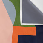 Colorful Abstract shapes -02 Wall Tapestry Gallery Image 3