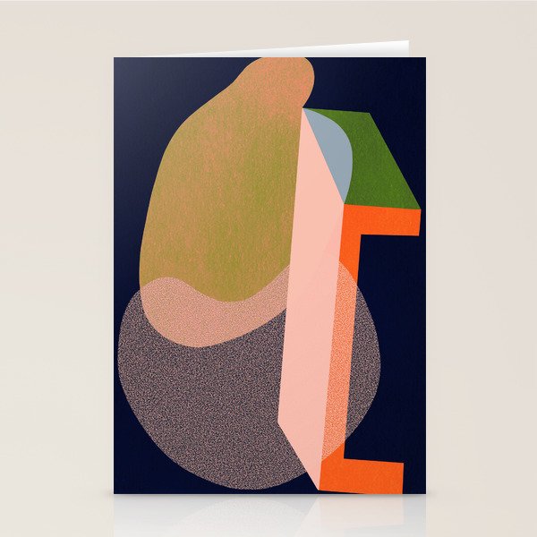 Colorful Abstract shapes -02 Stationery Card Gallery Image 2