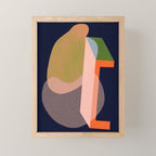 Colorful Abstract shapes -02 Mini Art Print Gallery Image 1
