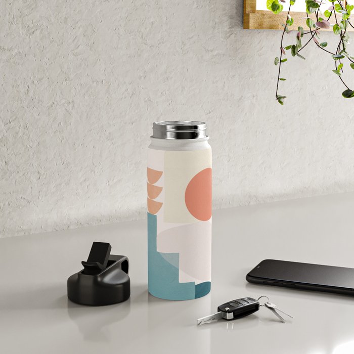 Playful Geometry 05 Water Bottle Gallery Image 4