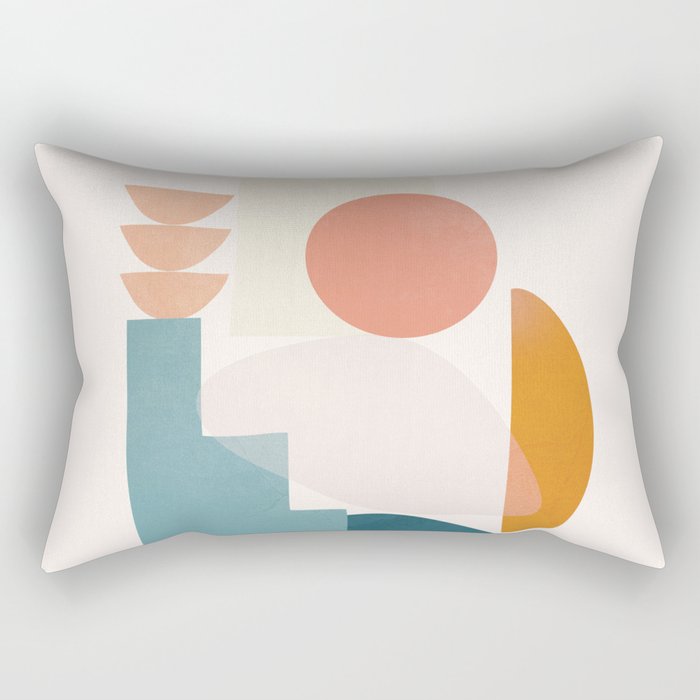 Playful Geometry 05 Rectangular Pillow Gallery Image 1