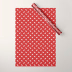White Moose Silhouette Wrapping Paper Gallery Image 1