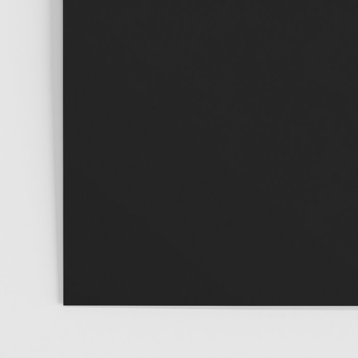 Nami Wave Sun Moon Minimalist Abstract Pattern in Black and Almond Cream Poster Gallery Image 3