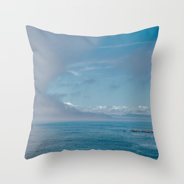 Coastal Clouds Moving In Throw Pillow Gallery Image 6
