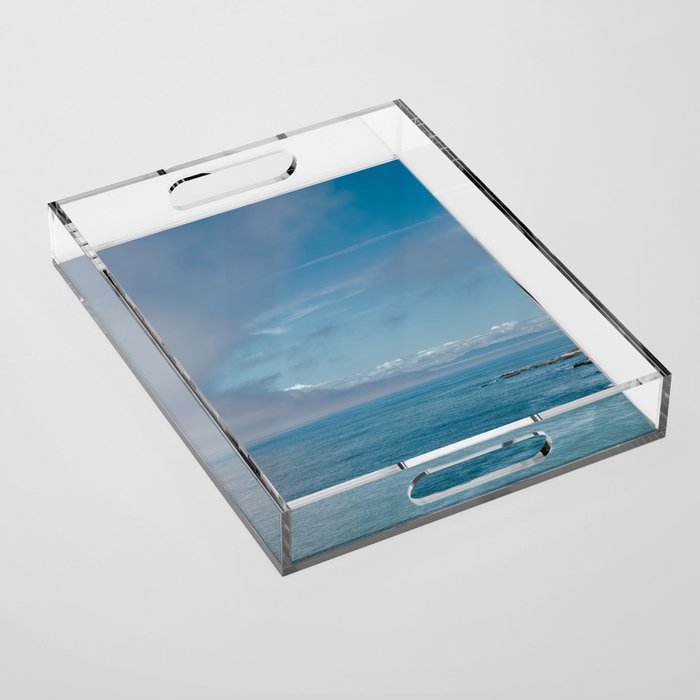 Coastal Clouds Moving In Acrylic Tray Gallery Image 1