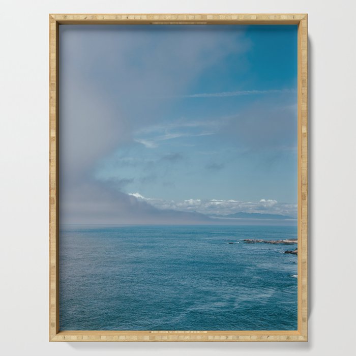 Coastal Clouds Moving In Serving Tray Gallery Image 1