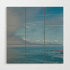 Coastal Clouds Moving In Wood Wall Art Gallery Image 1